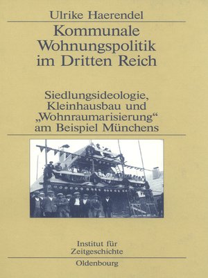 cover image of Kommunale Wohnungspolitik im Dritten Reich